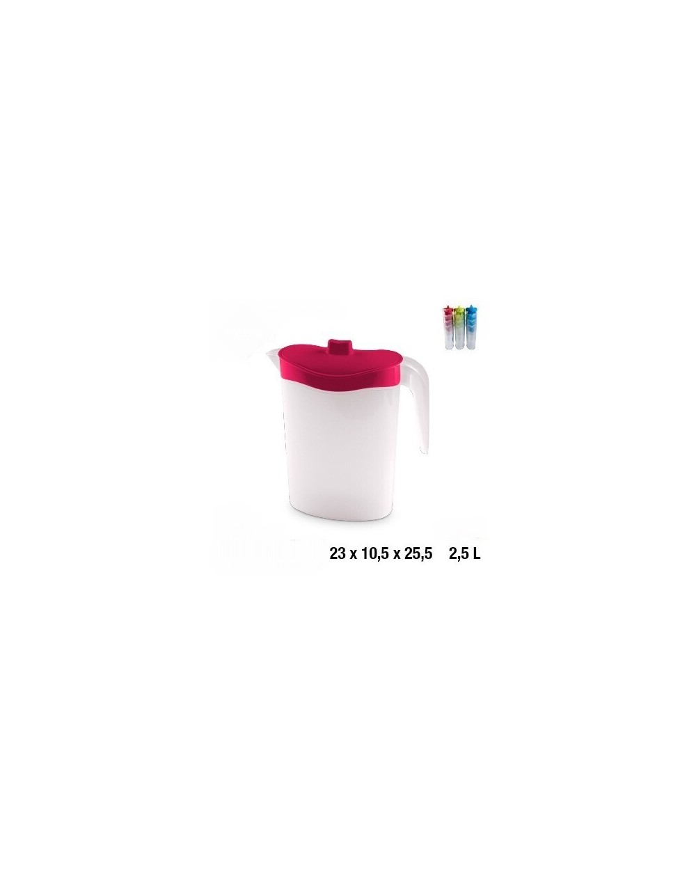 CARAFFA BRISTOL OVALE C/COP 2.5L  16297