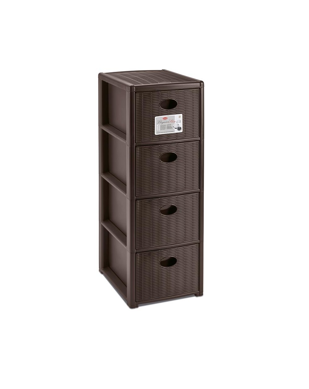 CASSETTIERA ELEGANCE 4 SLIM MOKA  A205942