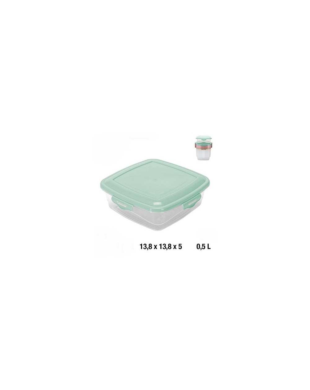 CONTENITORE LONDON QUADRATO 0.5L 17590