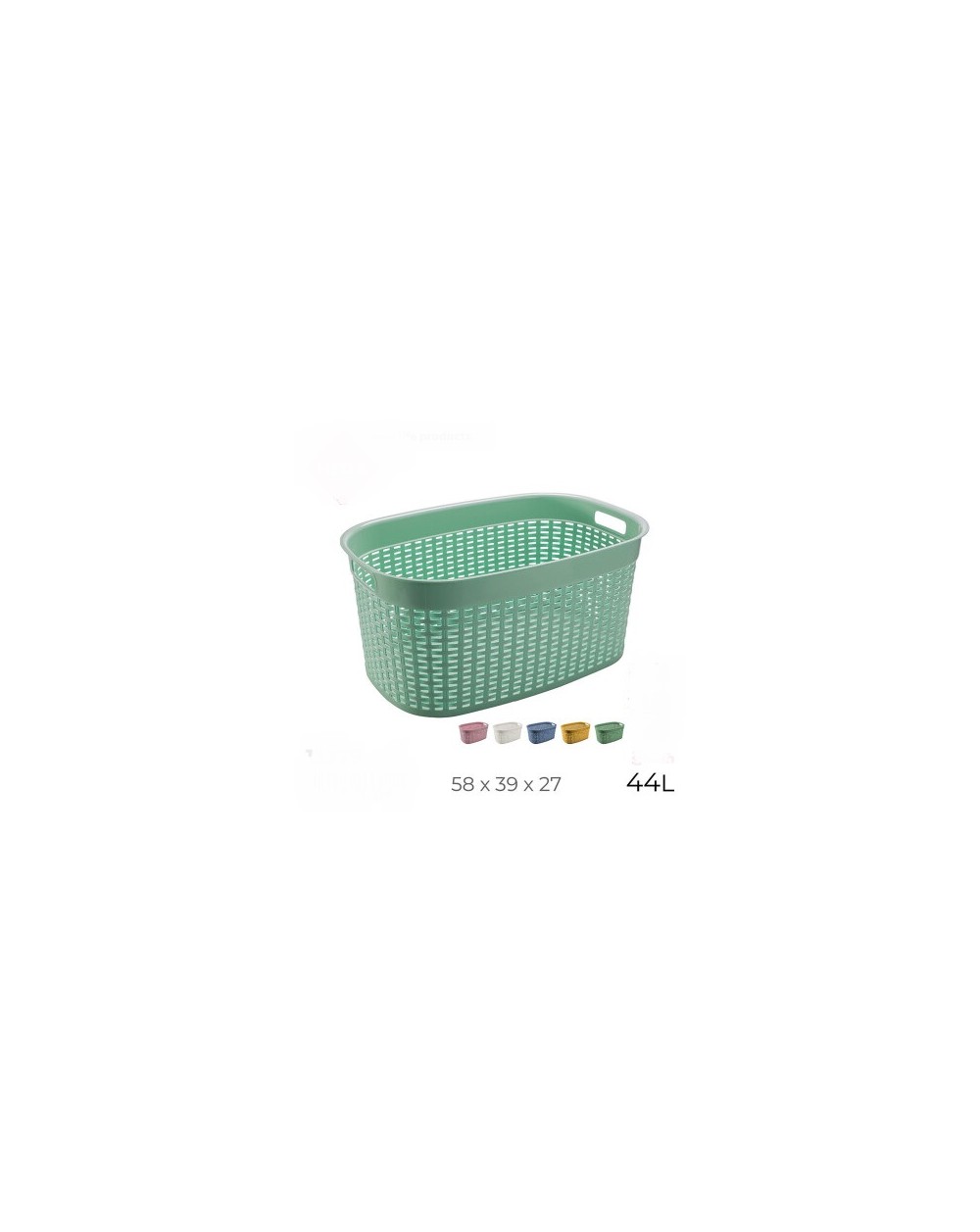 CESTO PORTABIANCHERIA 44L  13379