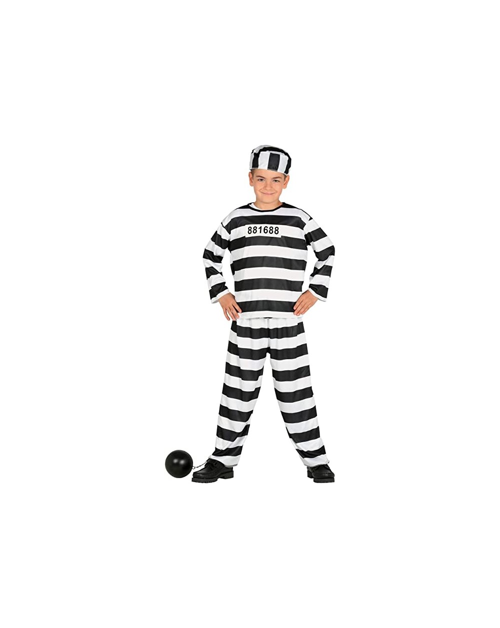 COSTUME CARCERATO 5/7 ANNI A163726