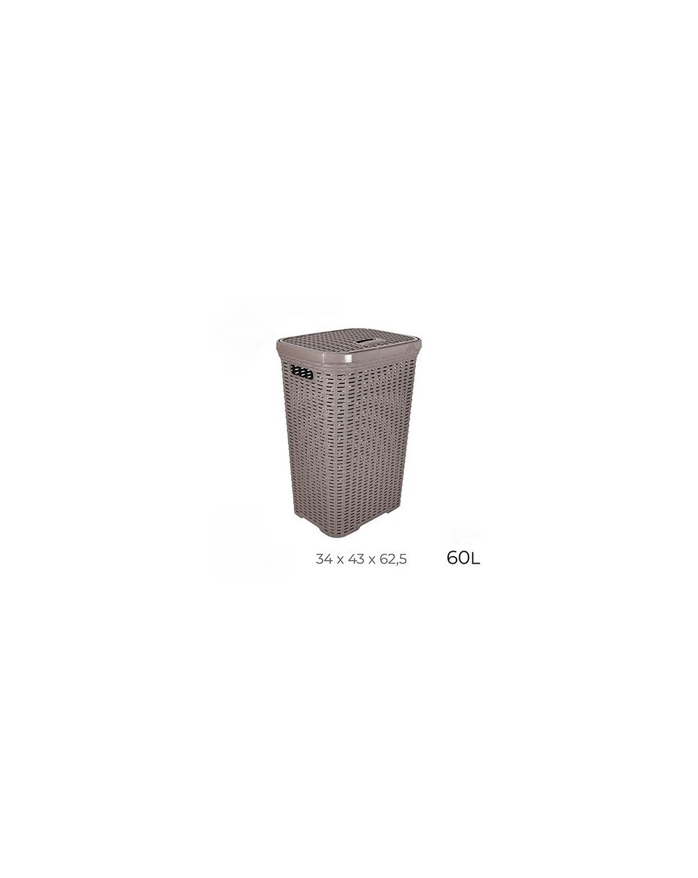 CESTO PORTABIANCHERIA 60L 13467