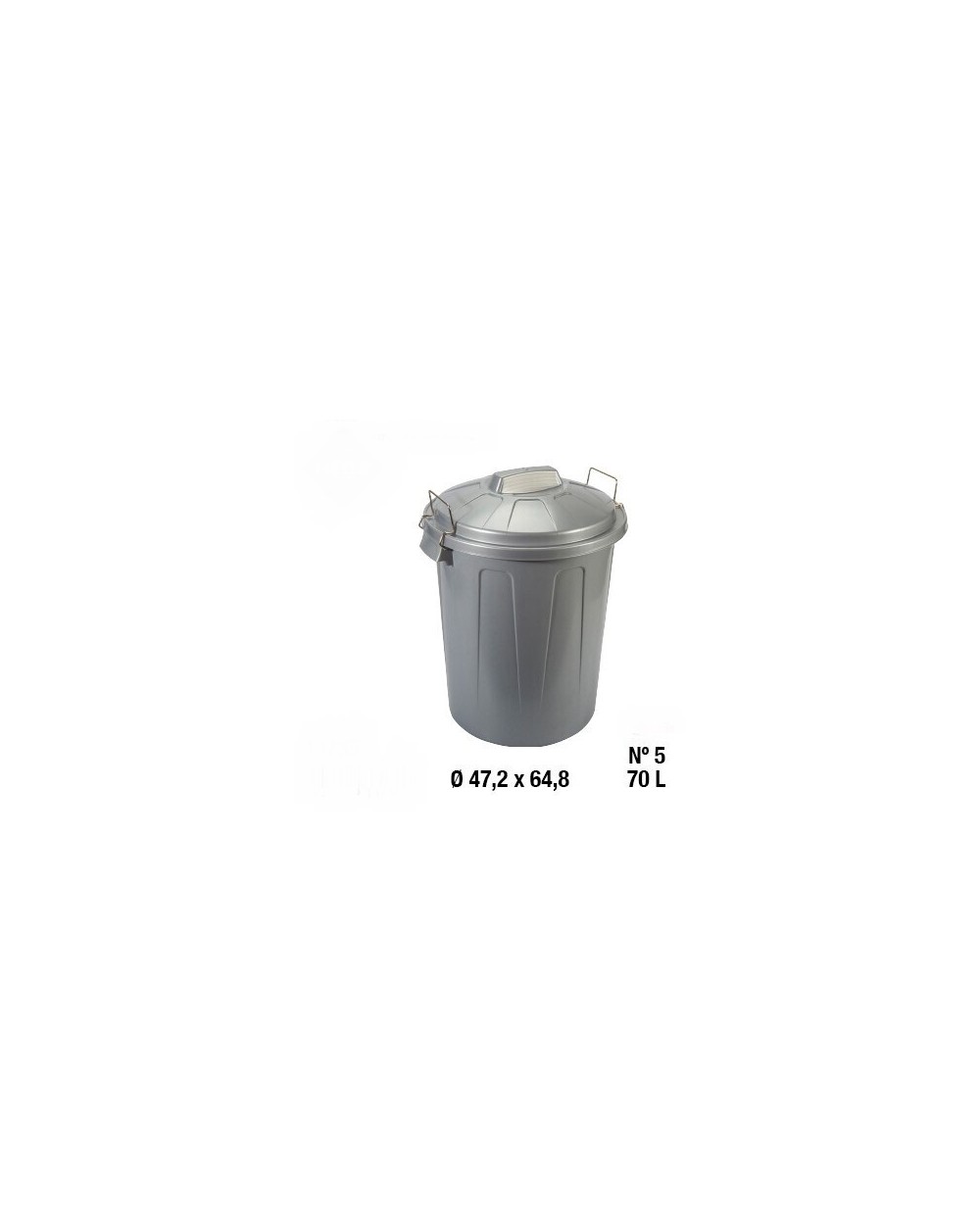 BIDONE SPAZZATURA N 5 C/ MAN  13735