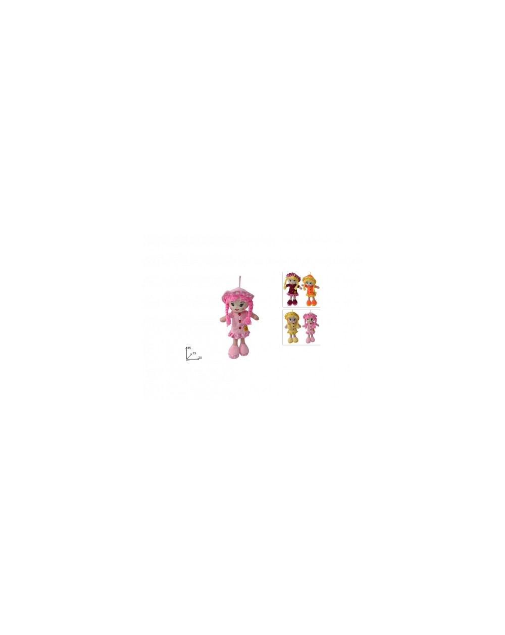 BAMBOLA PELOUCHE 35cm  8034048534625