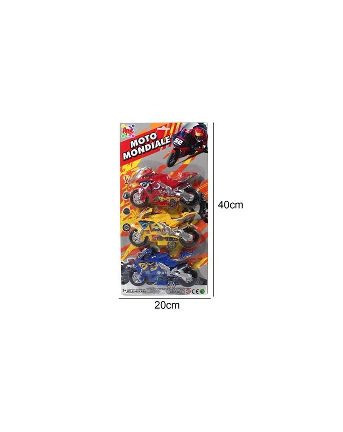 BLISTER  3 MOTO MONDIALE...
