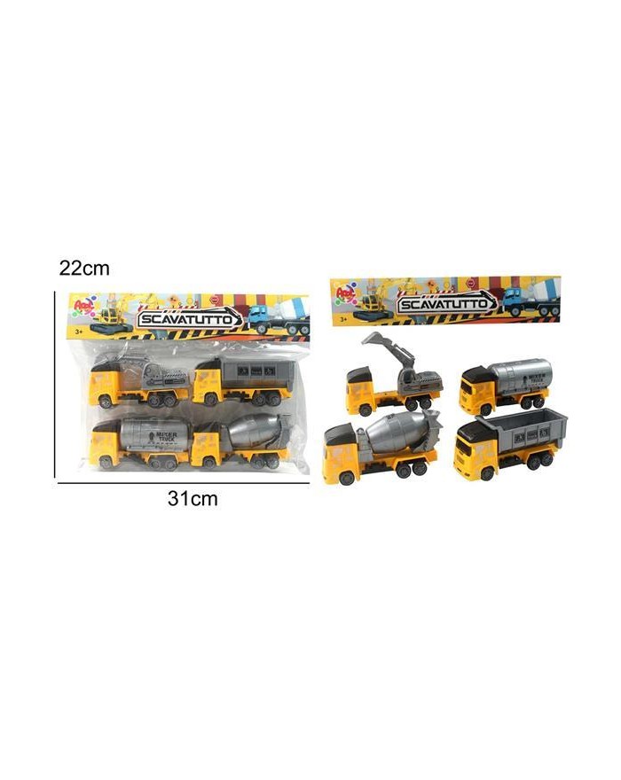 SET 4 AUTOMEZZI SCAVATUTTO...