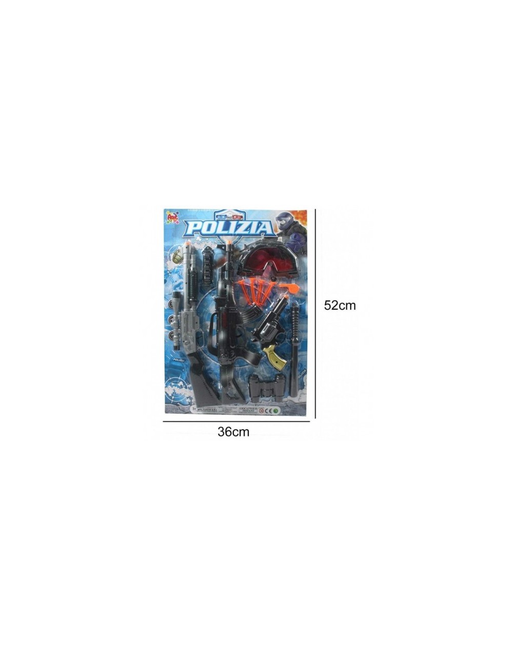 BLISTER 2 FUCILI POLIZIA 40264