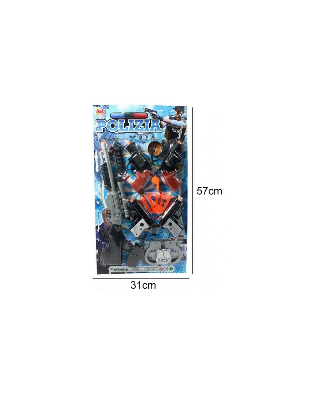 FUCILE+4 PISTOLE POLIZIA 40266