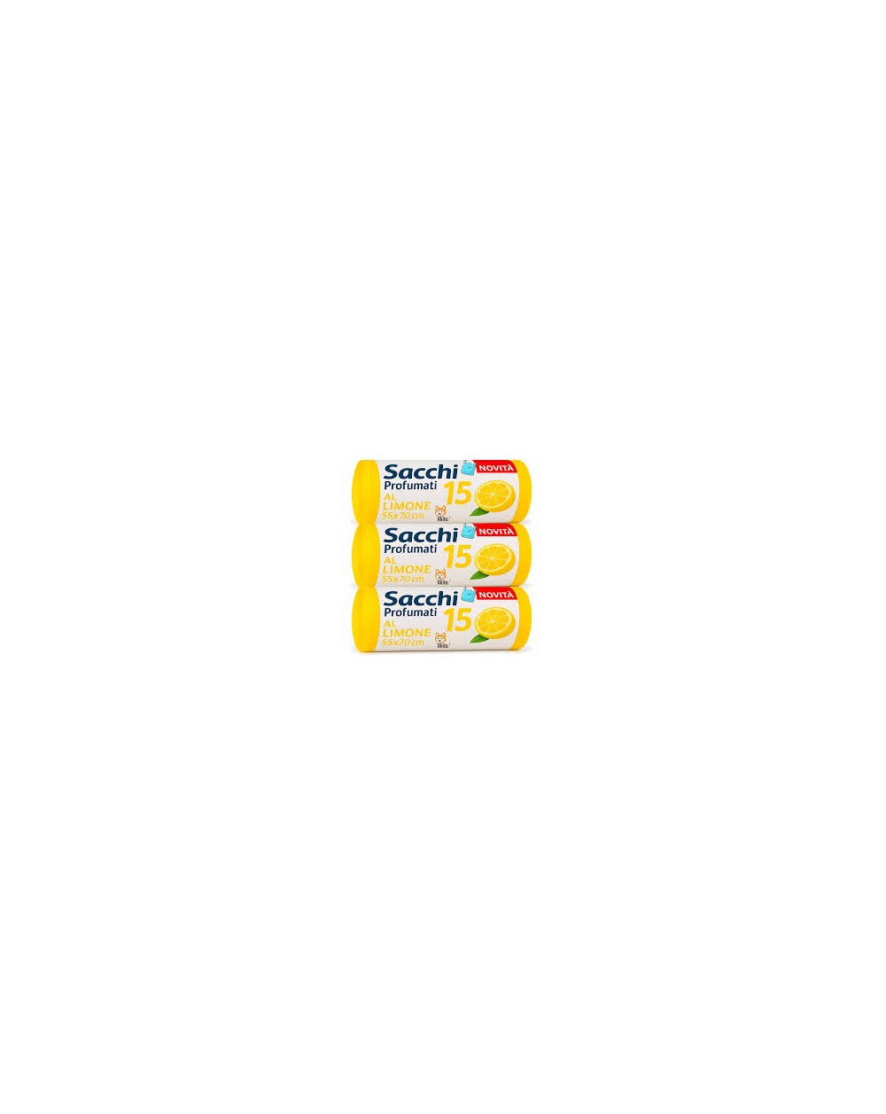 SACCHI SPAZZATURA LIMONE 55x70 15PZ  8055059008226