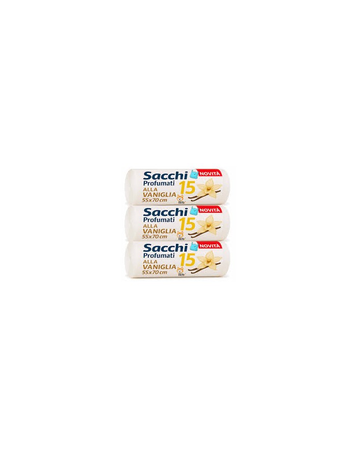 SACCHI SPAZZATURA VANIGLIA...