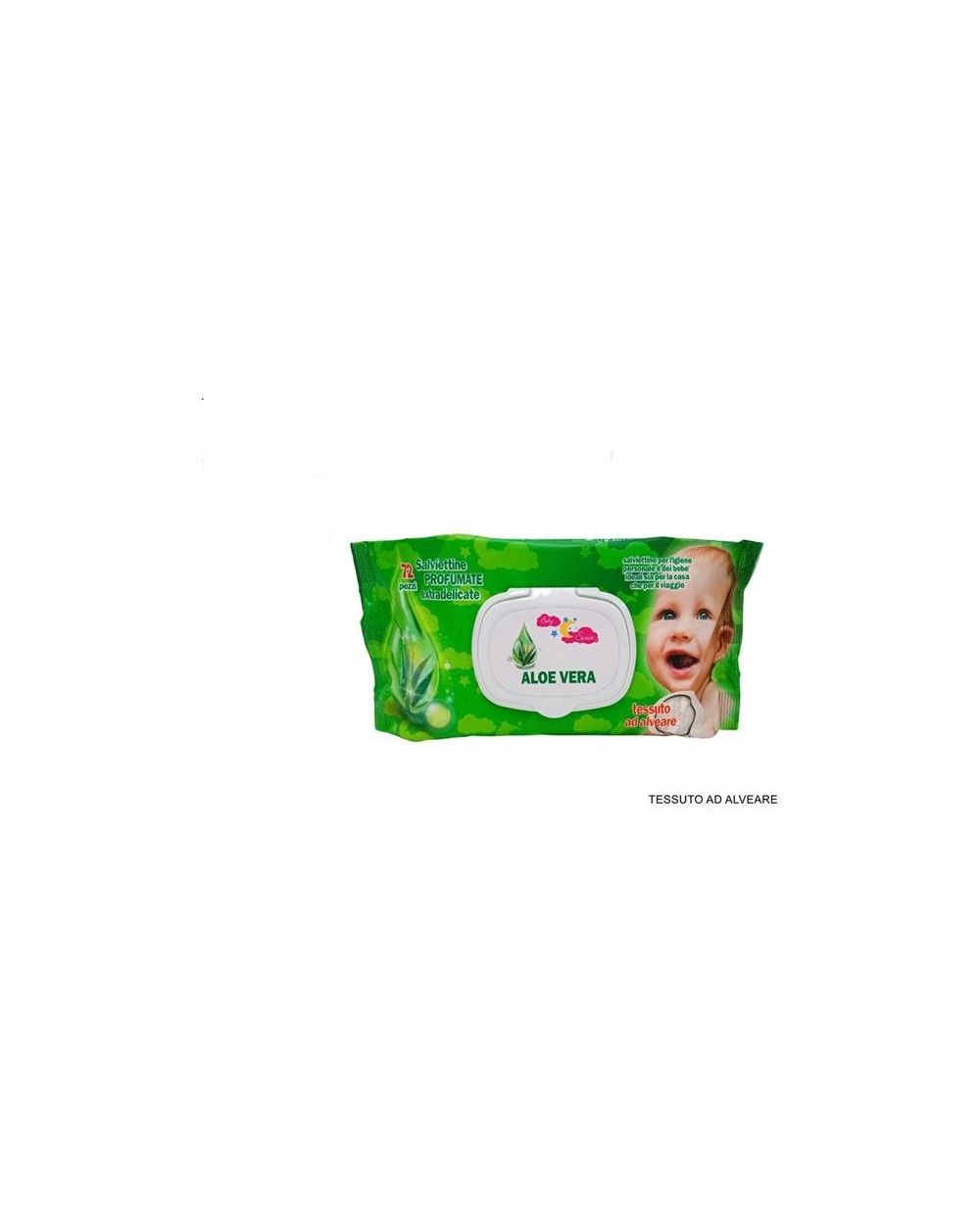SALVIETTINE DETERGENTI 72pz ALOE 8034048543665
