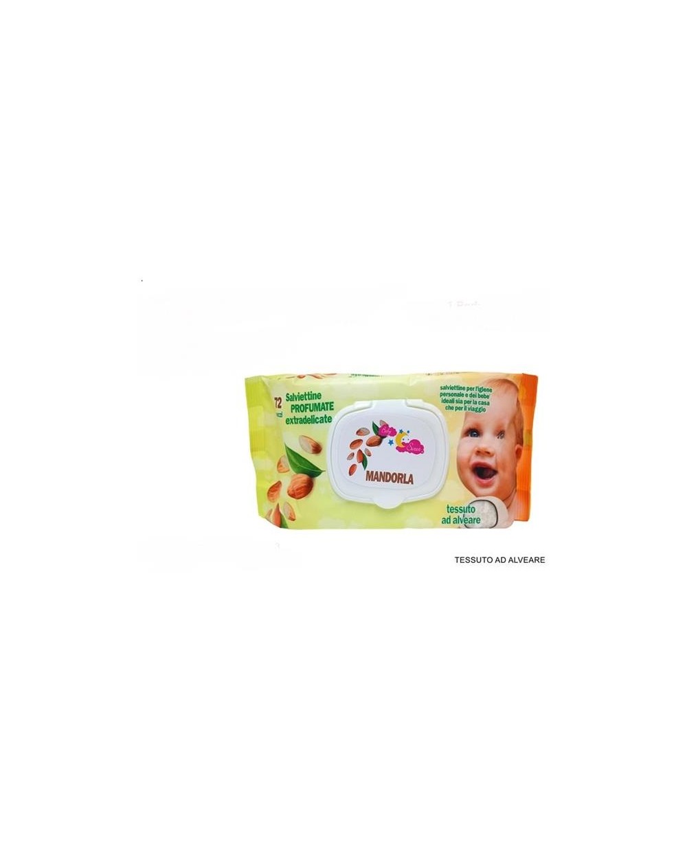 SALVIETTINE DETERGENTI 72pz MANDORL 8034048613306