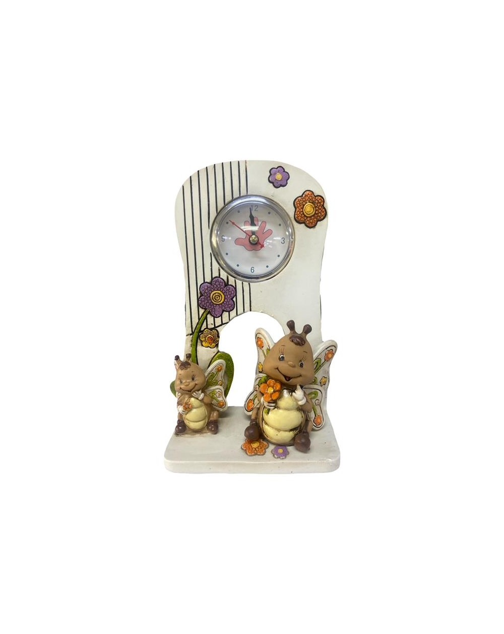 OROLOGIO FARFALLA IN CERAMICA  A002473