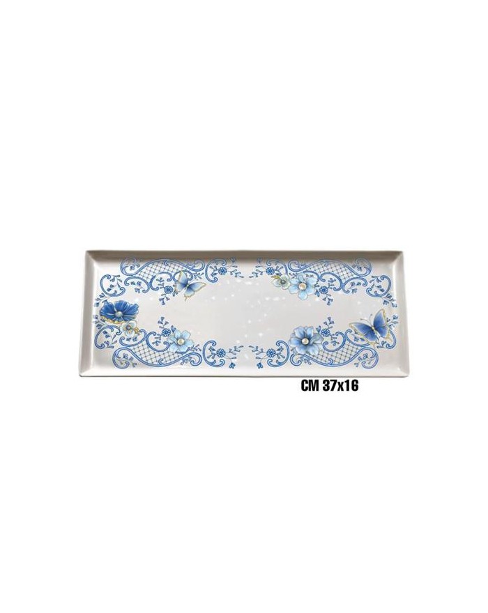 VASSOIO RETT. MEL 37x16 BLU...