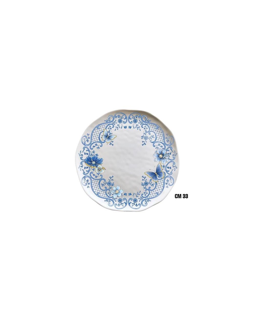 PIATTO PIZZA/DOLCE MEL 33 cm BLU ME-1645-3448