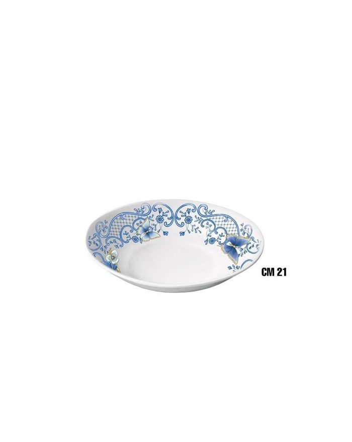 PIATTO FONDO MEL 21cm BLU...