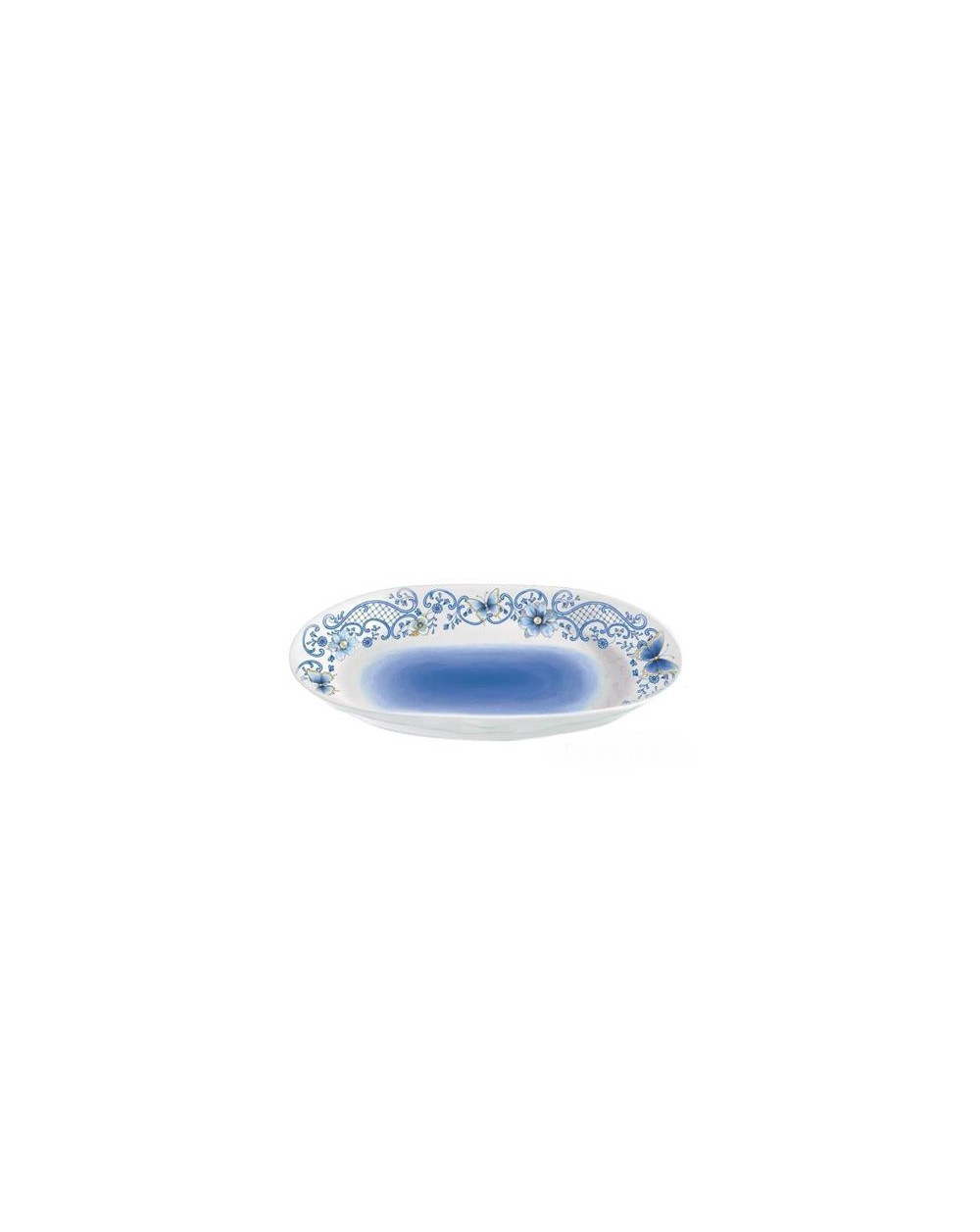 VASSOIO OVALE 30x20 BLU ME-1645-3433