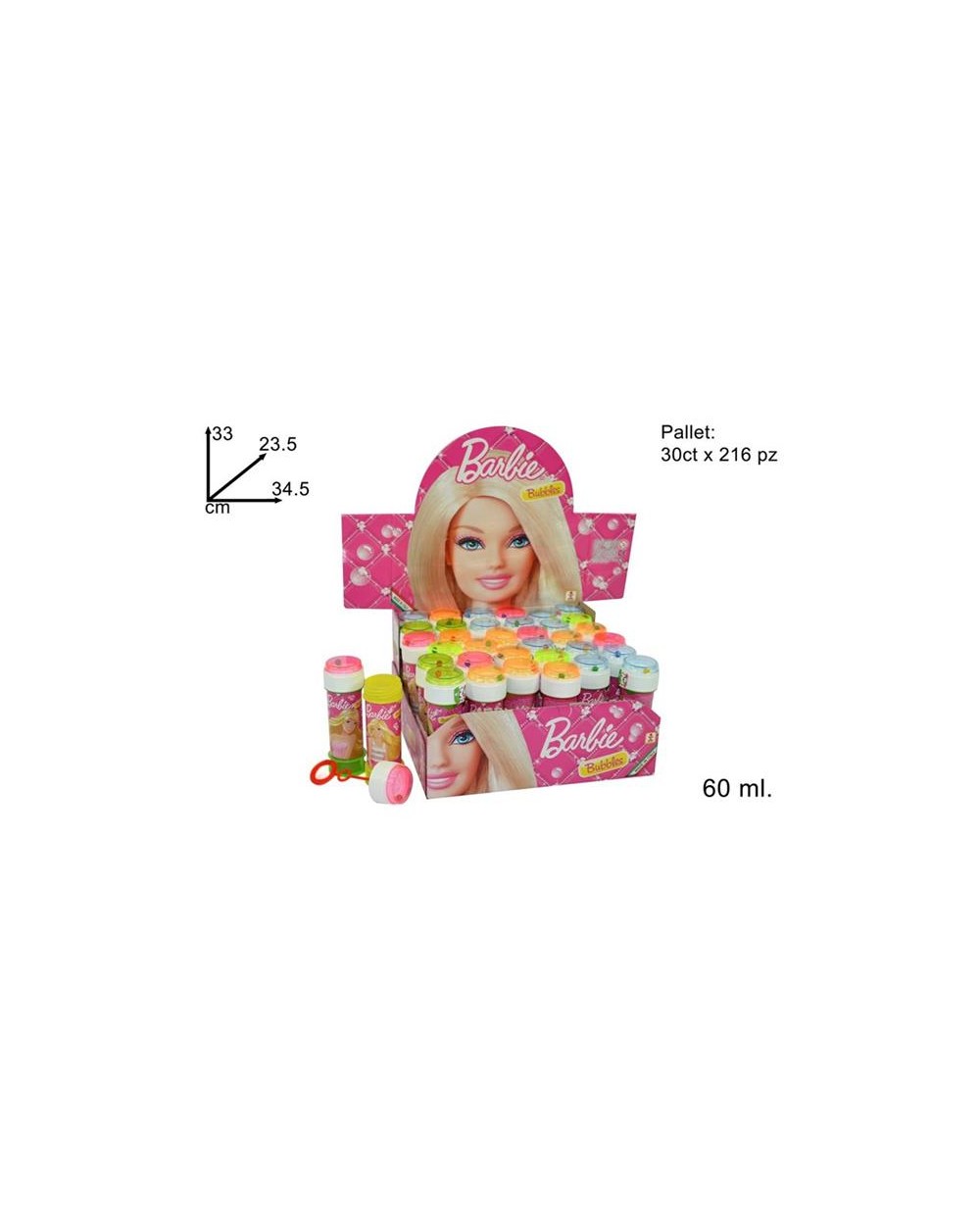 BOLLE DI SAPONE BARBIE  8007315550000
