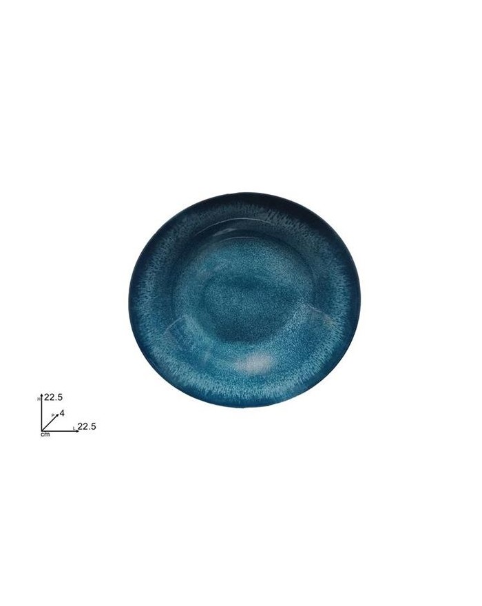 PIATTO FONDO PORC BLU...