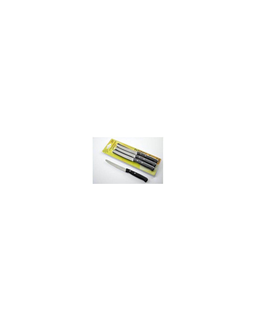 6 COLTELLI BISTECCA NERO A118000