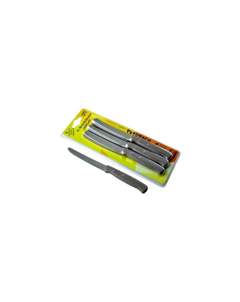 6 COLTELLI BISTECCA TORTORA  A118001