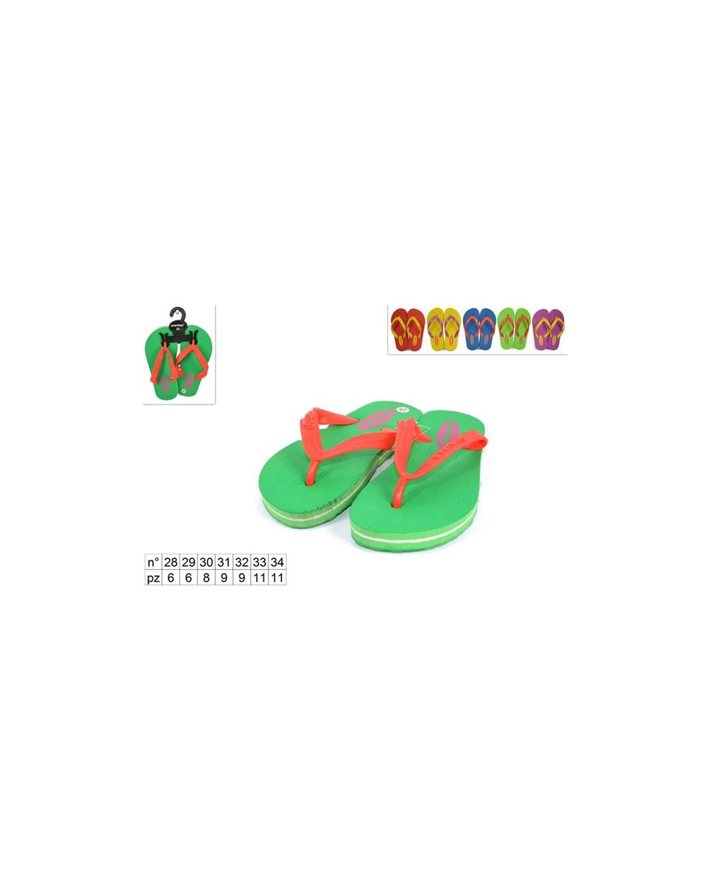 INFRADITO BIMBO FLUO 28-34 ASS. A196912