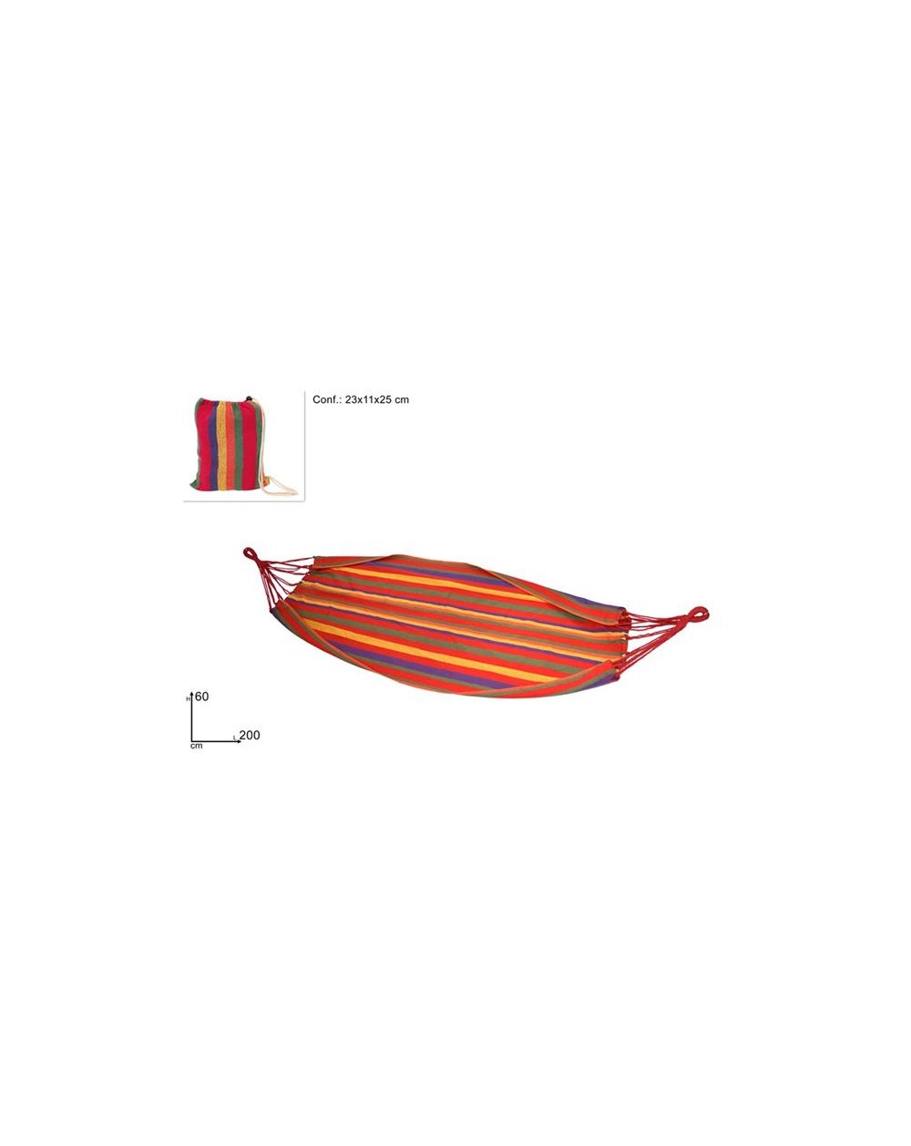 AMACA COLORATA C/SACCA 200x80 A174274