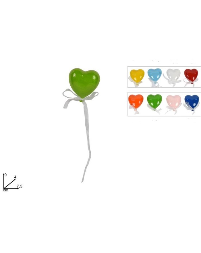 PALLONCINO CUORE CERAMICA 8...