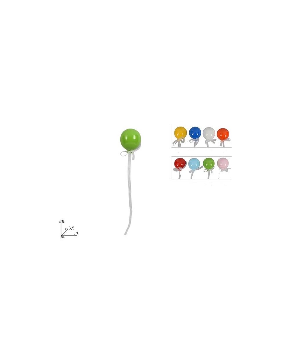 APPENDINO PALLONCINO CERAMICA 8 cm.  A297253