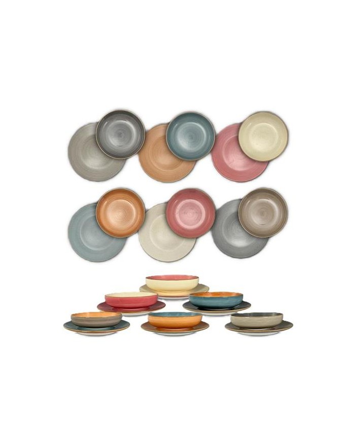 SERV PIATTI 12pz MAYA  956000