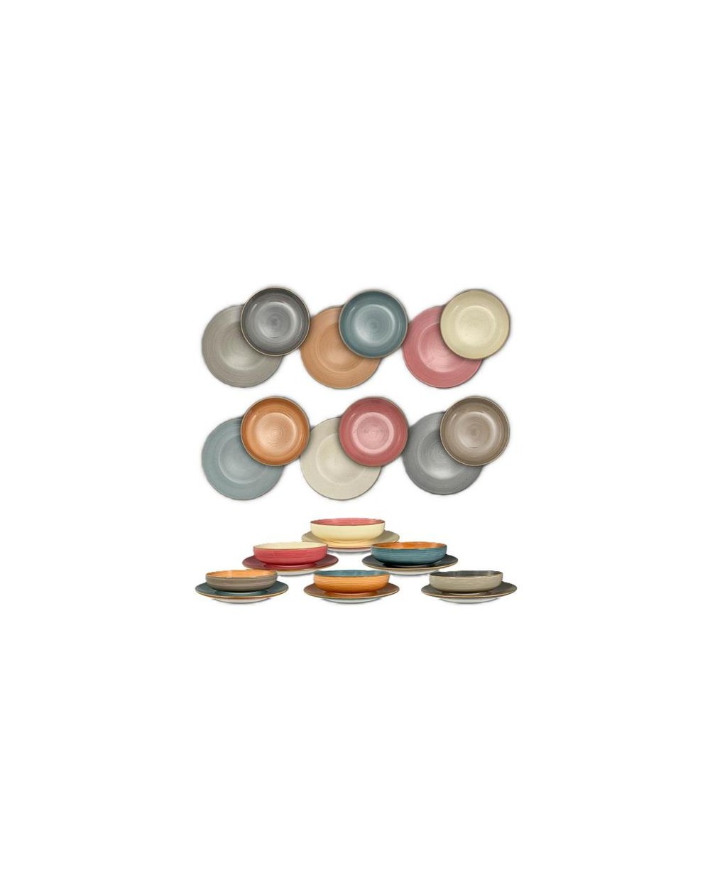 SERV PIATTI 12pz MAYA  956000