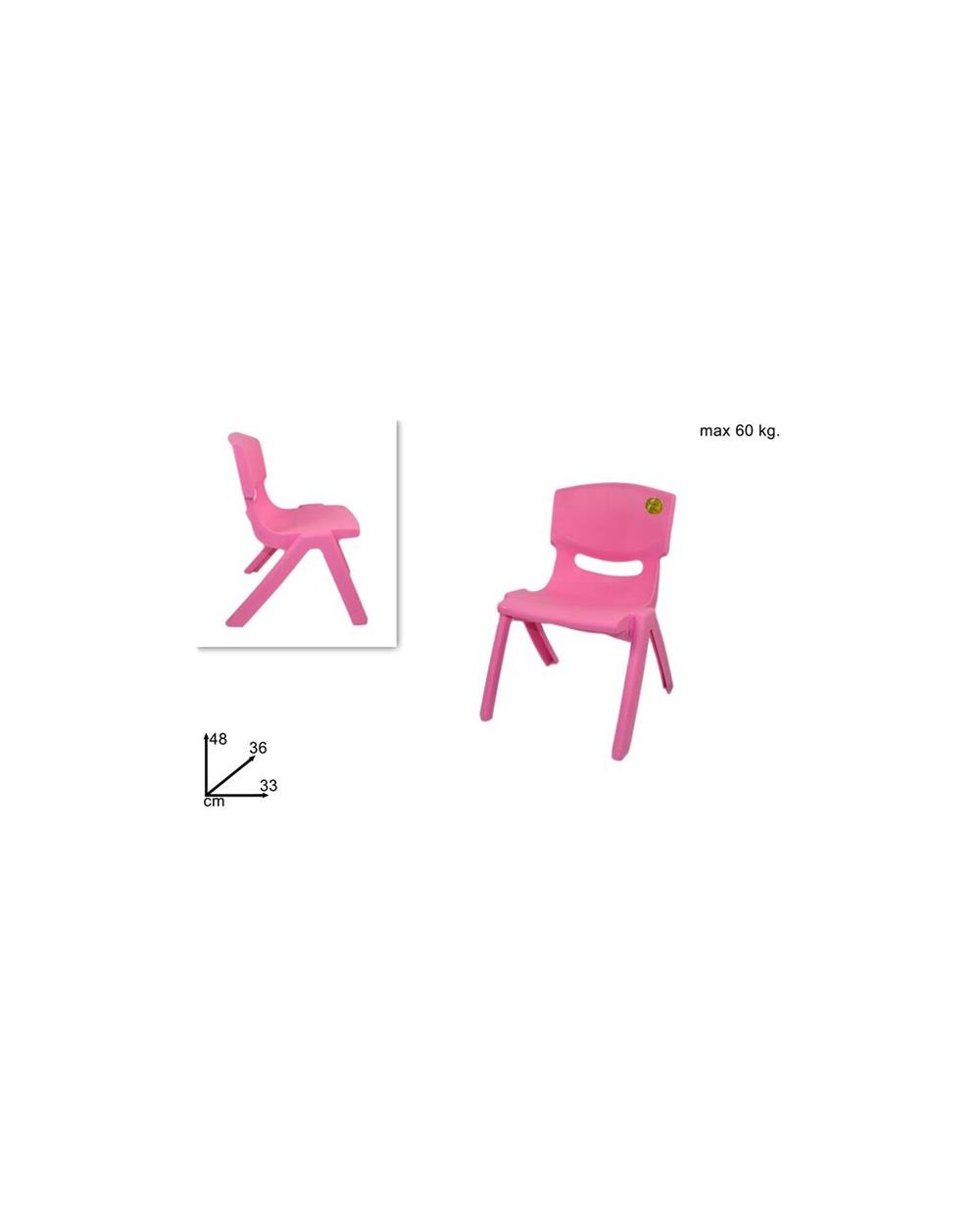 SEDIA BIMBO ROSA  A157012