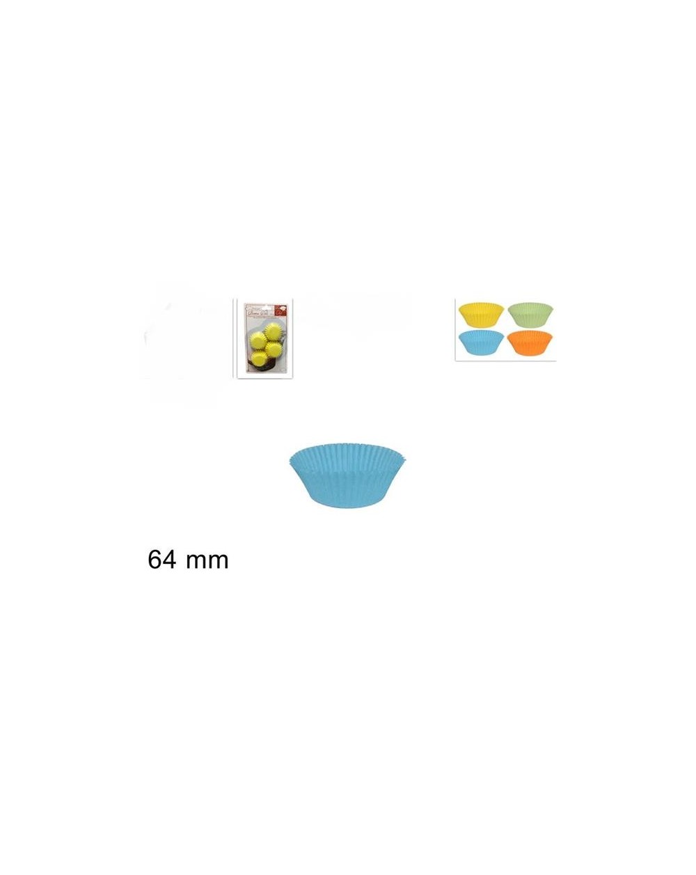 PIROTTINE DOLCI 64mm.150pz.COLORATI A091289