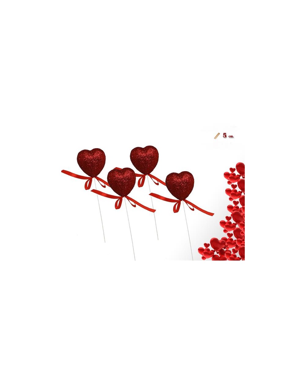 SET 4 CUORI POLISTEROLO A296413