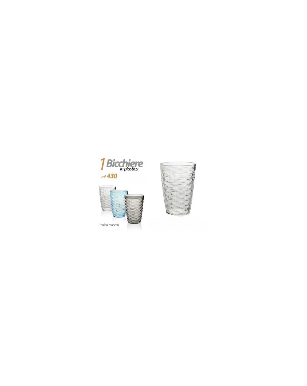 BICCHIERE TRASP 430ml 866180