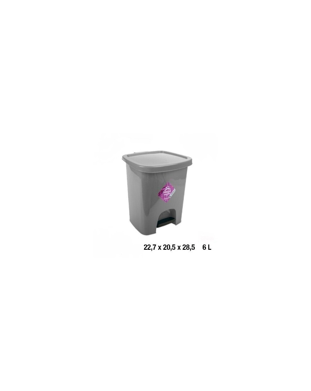 ARANDA SQUARE RUBBISH 6L 13177