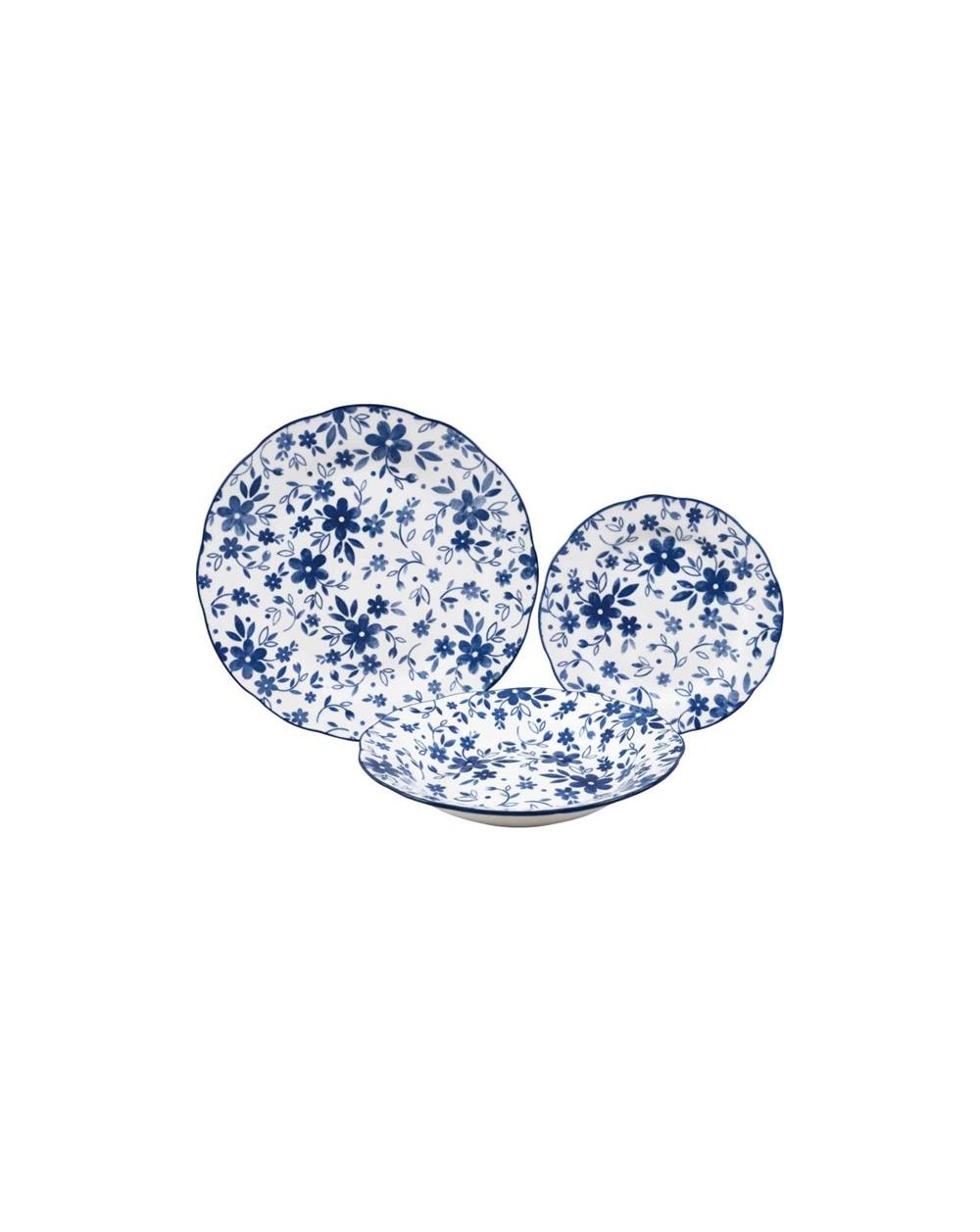 DUCHESSA SERV.PIATTI 18pz BLU 25589