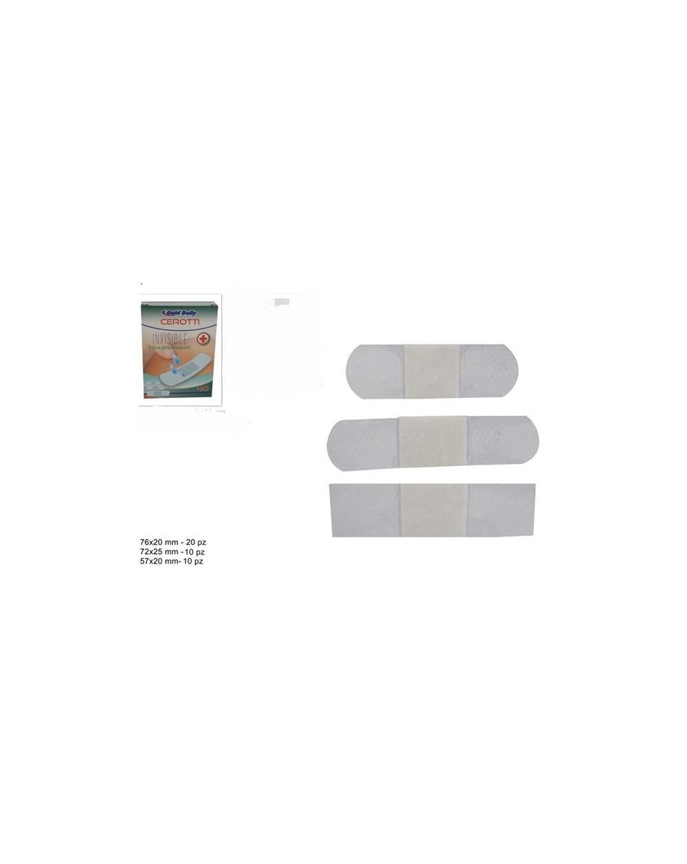 BOX CEROTTI TRASPARENTI 40pz.  A155305