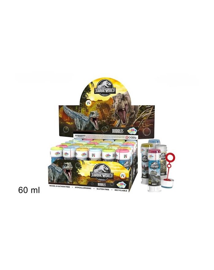 BOLLE DI SAPONE JURASSIC...