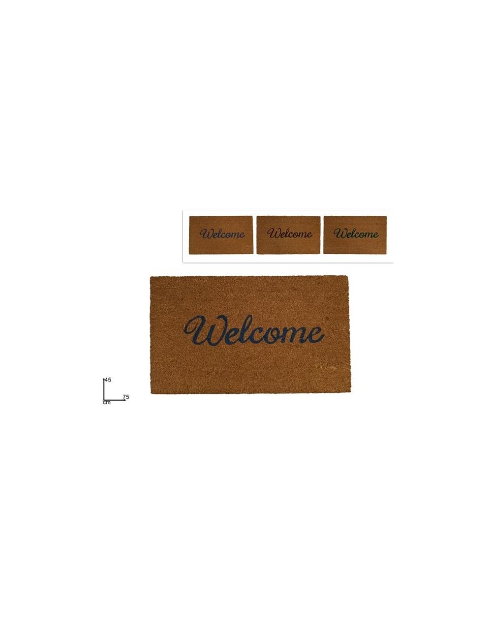 ZERBINO COCCO NATURALE 45x75  8034048561232
