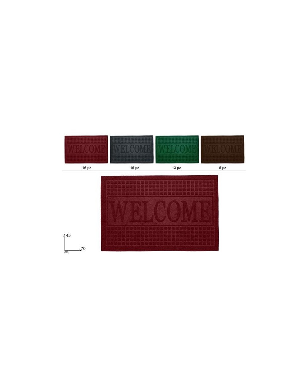 TAPPETO ZERBINO WELCOME 45x70 CM  8034048650974