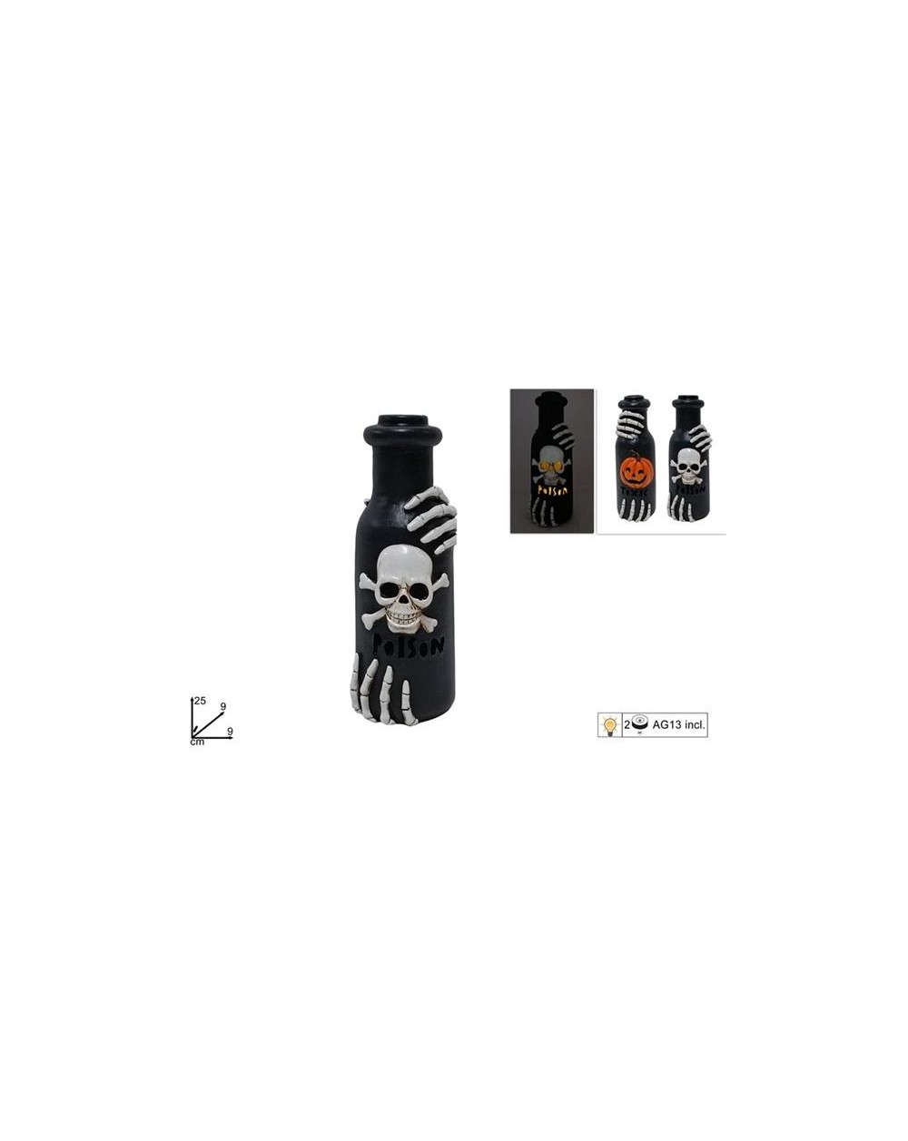 BOTTIGLIA HALLOWEEN C/LUCE  8053482278490
