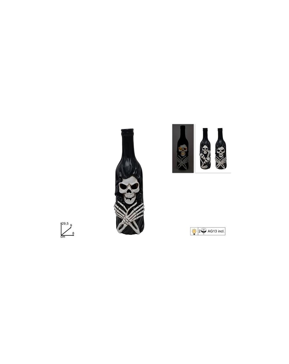 BOTTIGLIA HALLOWEEN C/LUCE  8053482278506