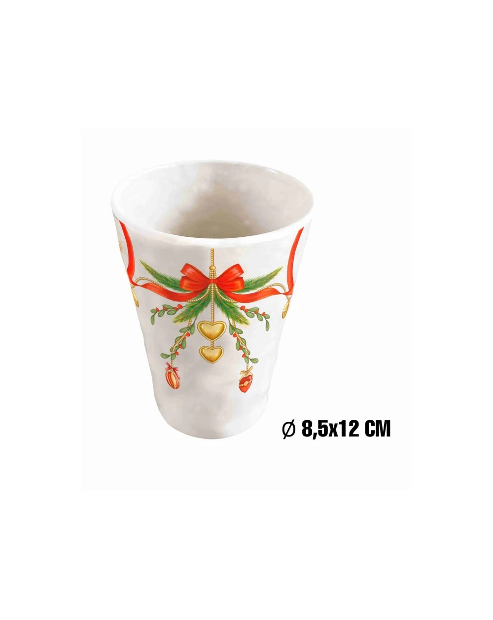 BICCHIERE NATALIZIO FIOCCHI ME-1645-3260