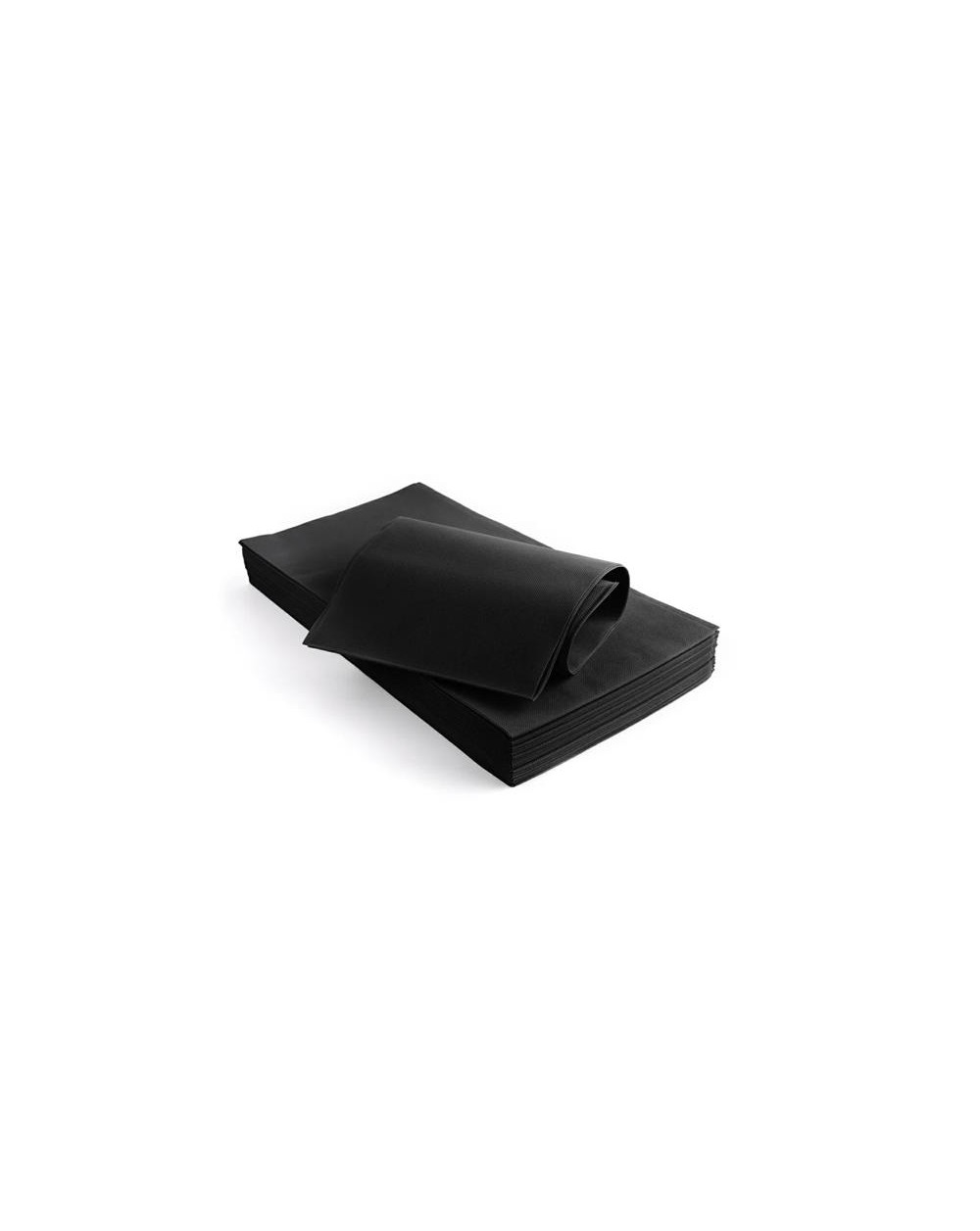 15PZ TOVAGLIE TNT NERO 100x100cm.  A215605