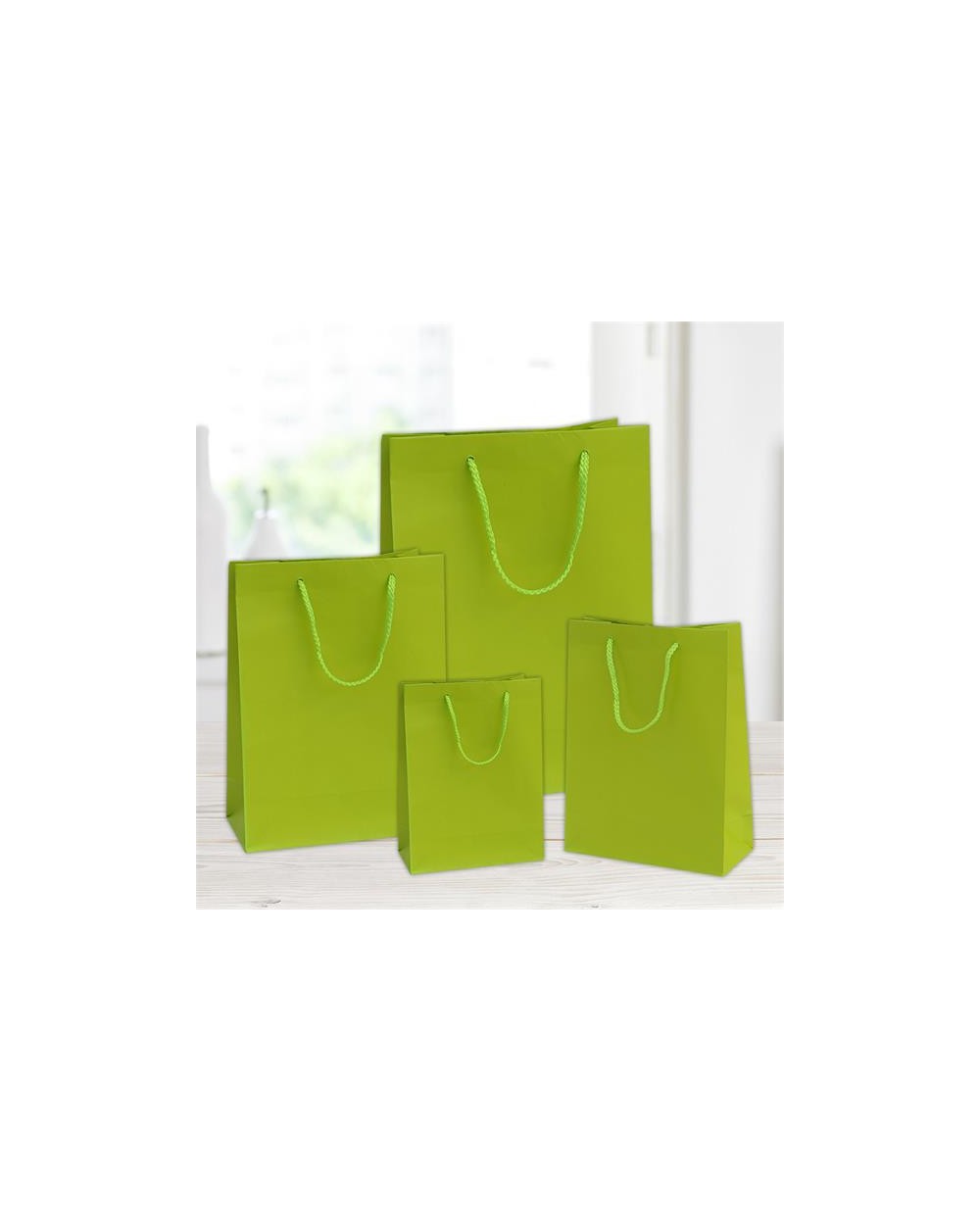 SHOPPER 16X8X19CM VERDE CHIARO  A119704