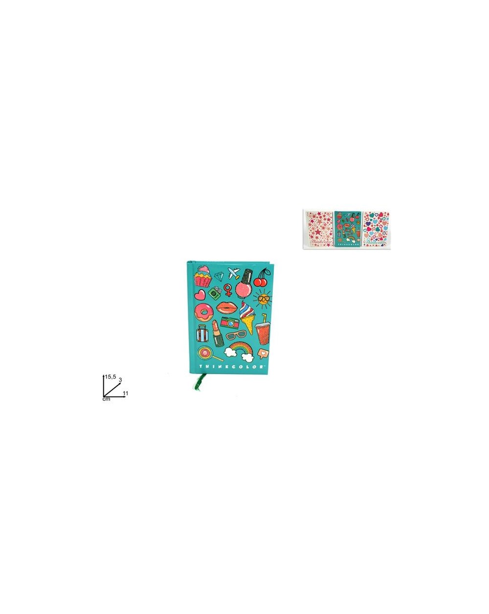 DIARIO SCOLASTICO GLITTER A033833