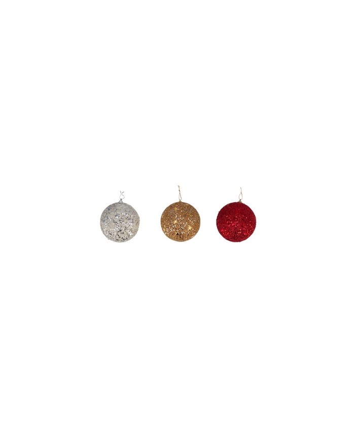 PALLA NATALE 15cm COLORI...