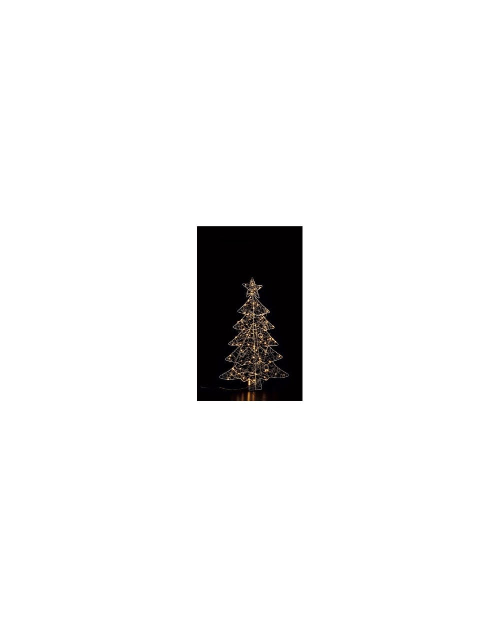 ALBERO NATALE 100 LED 56X36X83cm  105175