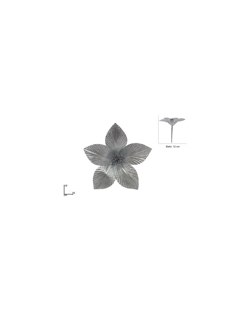 STELO FIORE LAM 18cm SILVER  8053482271835